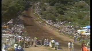 British 500cc Motocross GP Hawkstone Park 1984 Part 2 [upl. by Dorella124]