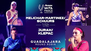 MelicharMartinezSchuurs vs JurakKlepac  2021 WTA Finals Doubles [upl. by Kcirttap273]