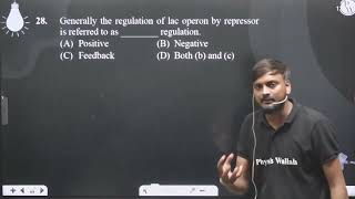 Generally the regulation of lac operon by repressor is referred to as  regulation [upl. by Leese]