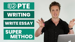 PTE Writing Write Essay  SUPER METHOD [upl. by Eadahs]