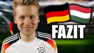 DEUTSCHLAND vs UNGARN 50  Mein Fazit  Nations League Spieltag 1 [upl. by Atiekan]