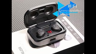 GRDE X10 TWS Wireless Earbuds Bluetooth 50 Headphones 105H Playtime with 3000 mAh Charging Case [upl. by Fitalludba]