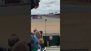 F1 Silverstone crash Zhou Guanyu hits barrier [upl. by Notsle]