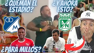 ¿NUEVO REFUERZO EN MILLONARIOS LA GRAVE CRISIS DE NACIONALHINCHA SE METE EN RUEDA DE PRENSA INSULTA [upl. by Pippa686]