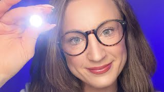 👩🏻‍⚕️ ASMR Sleep Doctor medical roleplay physical eye exam personal care attention layered sounds [upl. by Daughtry827]