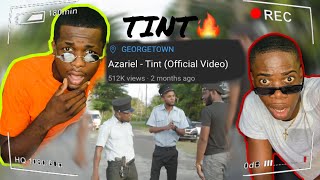 Reaction to Guyanese 🇬🇾Music• Azariel  Tint Official video 🔥❤️🇬🇾 [upl. by Leonie603]