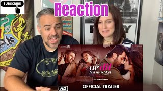 Ae Dil Hai Mushkil  Trailer Reaction  Aishwarya Bachchan  Ranbir Kapoor  Anushka Sharma [upl. by Klatt]