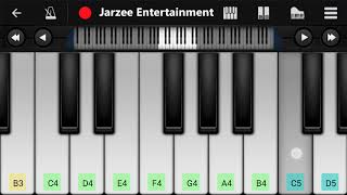 Jingle Bells  Easy Mobile Piano Tutorial by Jarzee Entertainment [upl. by Ahsinrev]