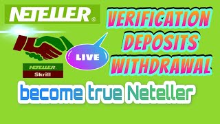 How to Verify a Neteller Account Tutorial Deposit Withdraw complete informations [upl. by Philipines552]