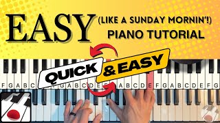 Easy Like A Sunday Mornin Piano Tutorial [upl. by Baer]