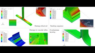 ThermoMechanical analysis and optimization of composite vascular Tjoint using ABAQUS [upl. by Varrian]