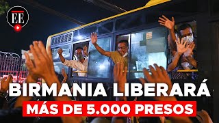 Birmania liberará a más de 5000 manifestantes presos desde el golpe de Estado  El Espectador [upl. by Larena678]