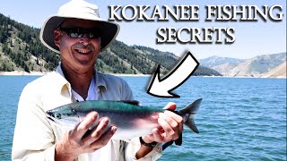 Kokanee Fishing Secrets  How to catch Kokanee in IDAHO [upl. by Biondo209]