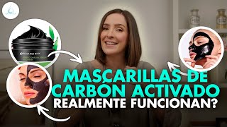 🔴 MASCARILLA de CARBON casera  ELIMINA PUNTOS NEGROS y SUCIEDAD drapilarochoa  Dermatologa [upl. by Davidson]