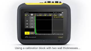Ультразвуковой дефектоскоп HARFANG WAVE Автоматическая калибровка [upl. by Filipe]