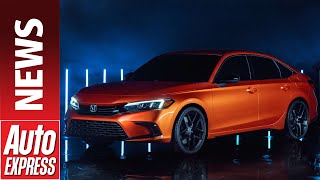 Honda Civic prototype revealed 2021 model grows up [upl. by Annaillil]