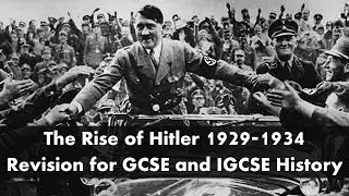 The rise of Hitler 19291934 revision for IGCSE amp GCSE History exams [upl. by Herrick]