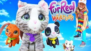 FurReal Pets Walkalots Puppy Kitty Pet Walking Really Walks and Bounces [upl. by Herzberg671]