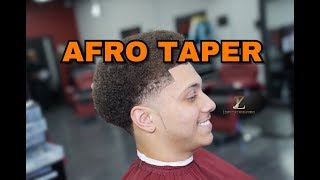 Afro Taper  Transformation  how To [upl. by Ahsenet6]