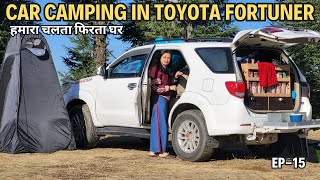 Living in a Toyota Fortuner Camper Van in India  Van Life Of Camping Sutra [upl. by Sall]