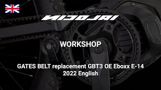 GATES BELT replacement GBT3 OE Eboxx E14 2022 English [upl. by Mandle]