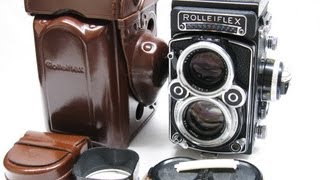 Rolleiflex 28F White Face Carl Zeiss Planar 80mmf28 [upl. by Mccready82]