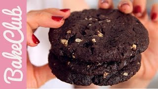 Double Chocolate Cookies  BakeClub [upl. by Annodal]