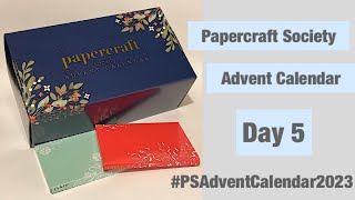 Papercraft Society Advent CalendarDay FIVE reveal  Double PopUp Card PSAdventCalendar2023 [upl. by Courtnay752]