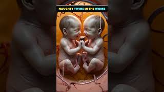 Twins  Twin Pregnancy  Babies in the womb  Multiple Pregnancy shortsfeed twins baby [upl. by Airotel]