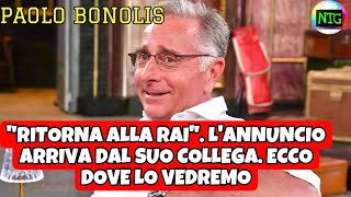 Colpo di Scena Paolo Bonolis Torna in Rai per un Ruolo Incredibile [upl. by Jenda]