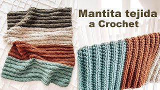 COMO TEJER UNA MANTITA A CROCHET SÚPER FÁCIL  TUTORIAL  Daniis Ways [upl. by Llenel637]