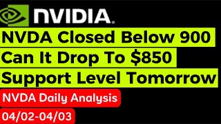 NVDA Nvidia Stock Chart Analysis [upl. by Lidda]