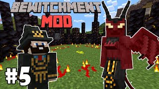 I Summoned a DEMON in Minecraft Hardcore  Bewitchment Mod  Ep 5 [upl. by Aerdnas]