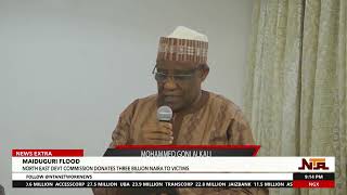 NEDC Donates 3 Billion to Borno Flood Victims  NTA [upl. by Anyt180]