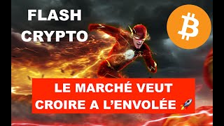 🚨 FLASH CRYPTO ⚡️ 24H AVANT LA FED 😱 LE MARCHÈ VEUT CROIRE EN SA BONNE ETOILE 🌟 [upl. by Neelloj]