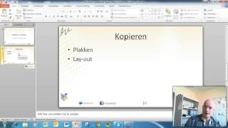 Layout bij kopieren  plakken in PowerPoint [upl. by Nishom]