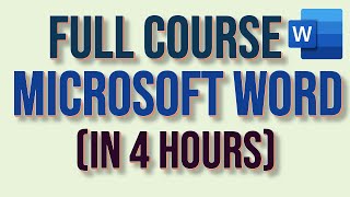 Microsoft Word Tutoring in English 2022  Microsoft Word from Beginner to expert [upl. by Fauver139]