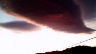 Altocumulus Lenticularis Cloud in Madeira Island [upl. by Enitram]