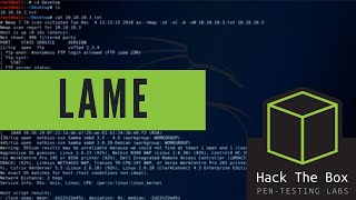 HackTheBox  Lame  Walkthrough [upl. by Eenttirb]