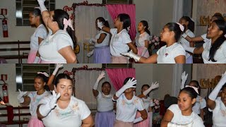 COREOGRAFIA SHEKINAH  7 TROMBETAS Lauriete [upl. by Enecnarf]