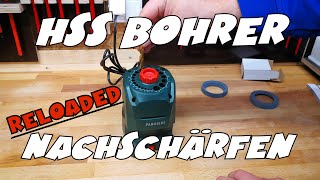 HSS Bohrer schärfen mit dem Lidl  PARKSIDE® Bohrerschärfgerät PBSG 95 [upl. by Nerb195]