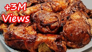 THE BEST CHICKEN ADOBONG TUYO RECIPE  REDUCED CHICKEN ADOBO RECIPE  SUPER EASY [upl. by Rendrag]