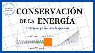 Conservación de la Energía Elastica  Cinetica  Potencial [upl. by Anav]