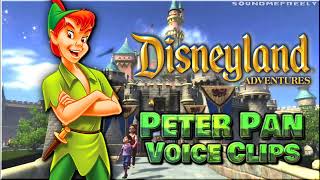 All Peter Pan Voice Clips • Disneyland Adventures for Kinect • Voice Lines • 2011 Blayne Weaver [upl. by Leisha]