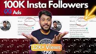 100K Followers On Instagram From Facebook Ads  New Method  Target Audience Followers [upl. by Perla903]