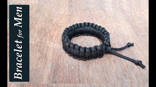 How to make bracelet for boys at homeDIY bracelet for menEasy Paracord BraceletCreationampyou [upl. by Hege]