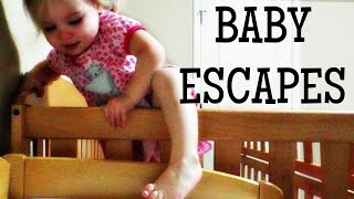 👶🏼BABY ESCAPES CRIB [upl. by Wynny]