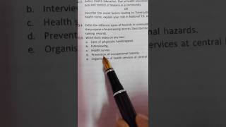 Prevention of Occupational Hazards Short Notes Community occupationalhazards preventionofhazards [upl. by Immak]