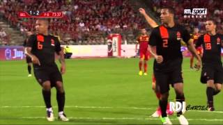 BELGIUMs highlights 42 Netherlands  Friendly  20120815 [upl. by Ynohtnad]