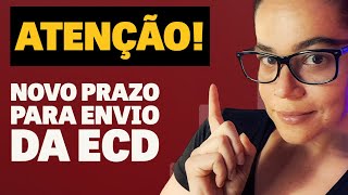 PRAZO ECD 2023  RECEITA FEDERAL ACABA DE PRORROGAR O PRAZO PARA ENTREGA [upl. by Queen]